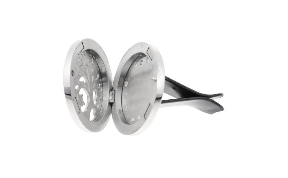 Perfume Clip Portable Diffuser Vehicle Diffuser Vent Clip Car Mist Diffuser Perfume Diffuser Mini Air Diffuser Decor Cars Car Vent Aroma Clip Hollow Essential Oil Stainless Steel - product information 1