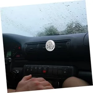Perfume Clip Portable Diffuser Vehicle Diffuser Vent Clip Car Mist Diffuser Perfume Diffuser Mini Air Diffuser Decor Cars Car Vent Aroma Clip Hollow Essential Oil Stainless Steel - product information 2