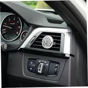 Perfume Clip Portable Diffuser Vehicle Diffuser Vent Clip Car Mist Diffuser Perfume Diffuser Mini Air Diffuser Decor Cars Car Vent Aroma Clip Hollow Essential Oil Stainless Steel - product information 3
