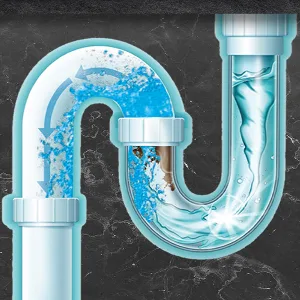 Strong pipeline dredging agent-Magic Powder Drainage Blockage Remover Kitchen sink pipe powder deodorant toilet cleaner - 300-1