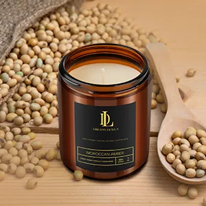 Fresh Orange Scented Candles for Home Candles Gift for Women Men Aromatherapy Candles for Home Scented Soy Candles White Jar - Soy Candles