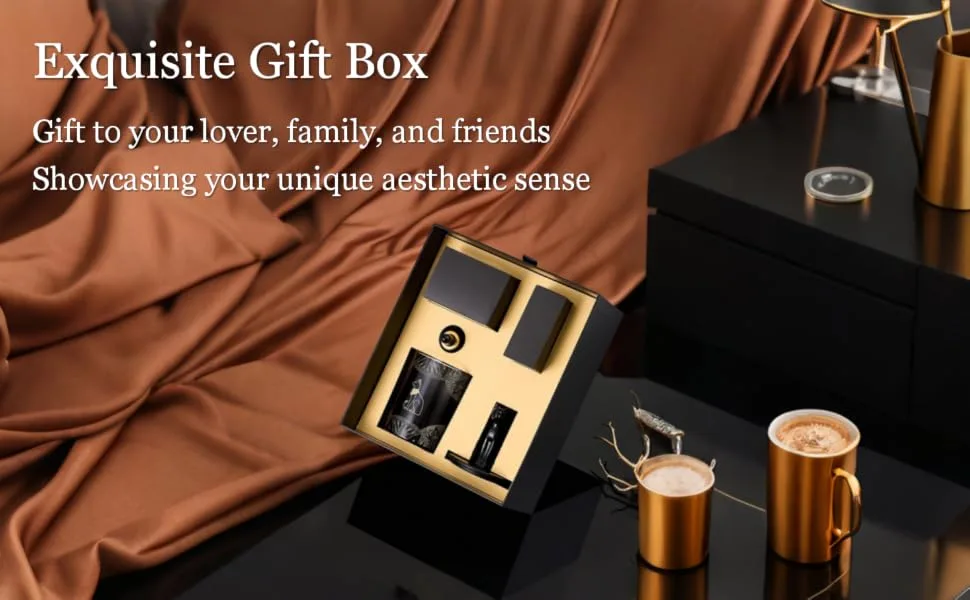 The British Museum Aromatherapy Diffuser Essential Oil Diffuser with Glass Reservoir & Wood Base Himalayan Salt Crystal Lamp Volcanic Stone Diffuser with USB Night Light for Home Office Bedroom - HusonoLife HBM-1 Aromatherapy Diffuser 04