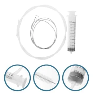 1 Set Refrigerator Drain Hole Unclogger Dredging Tool Hole Clog Remover Clog Remover Cleaning Tool Kit Kits Tools Fridge Drain Hole Remover Household Metal - product information 3