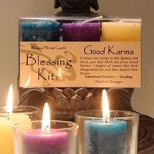 Arcadia Marketplace Presents: Good Karma Blessing Kit - good karma candles