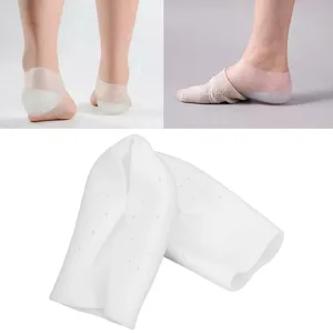 Silicone Heel Pad White Invisibility Flexible Enough Increase Height Keep Comfortable Cool Silicone Heel Cups - 3117220005711-3