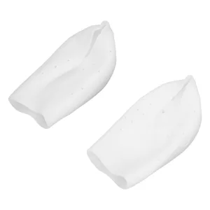 Silicone Heel Pad White Invisibility Flexible Enough Increase Height Keep Comfortable Cool Silicone Heel Cups - product information 3