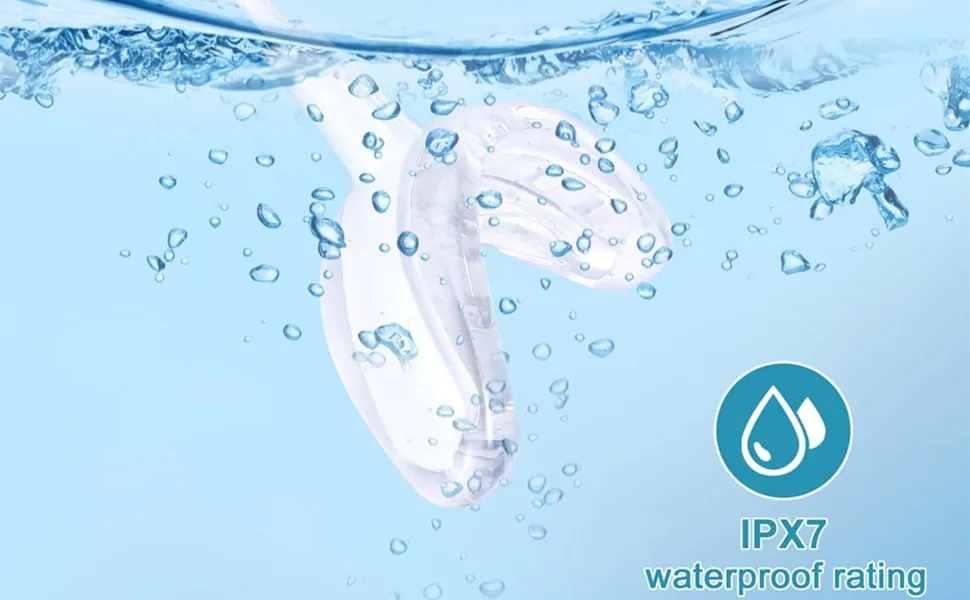 Teeth Whitening Kit with 32xLED Light Professional Complete at Home Smart Phone Whitening System - Best Tooth Whitener Gel Refill - Safely Connected with iPhone/Android/USB for Home Use - teeth whitening light
