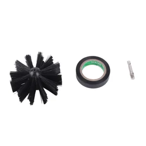 Dryer Vent Cleaner Kit 20ft Kit Flexible Lint Brush with Drill Attachment Fast Cleaning Synthetic Brush Head - product information 6