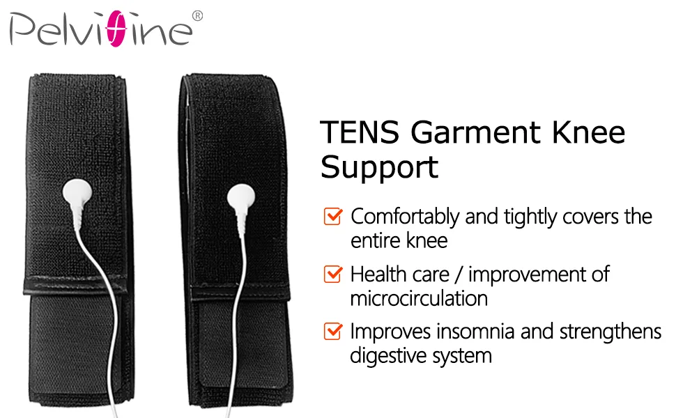 Knee Brace Electrodes with Silver Conductive Silver Fiber Electrode Knee Pads Compatible with TENS/EMS(Please wet the conductive silver cloth before use) - product information 1