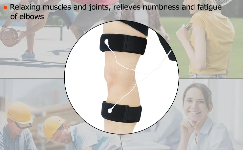 Knee Brace Electrodes with Silver Conductive Silver Fiber Electrode Knee Pads Compatible with TENS/EMS(Please wet the conductive silver cloth before use) - product information 3