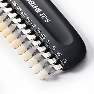 Professional 3D R-22 Dental Tooth Teeth Whitening Shade Guide for Dentist Tracking Teeth Whitening Course Tooth Shade Guide with 22 Colors - dental shade guide