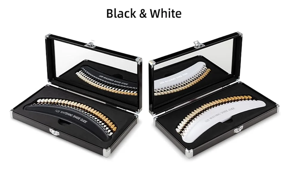 Professional 3D R-28 Dental Tooth Teeth Whitening Shade Guide for Dentist Tracking Teeth Whitening Course Tooth Shade Guide with 28Colors - teeth shade guide
