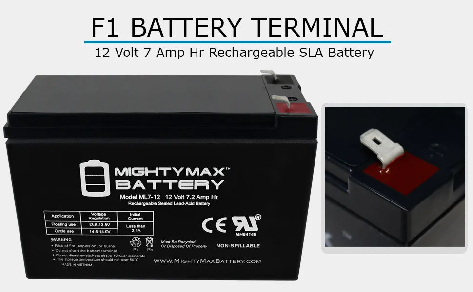 Mighty Max Battery 12V 7AH Compatible Replacement Battery for APC Back-UPS 550 BE550G - product information 3