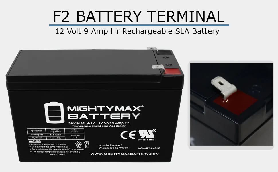 Mighty Max Battery 12V 9Ah UPS Battery Replacement for APC BE550G - product information 3