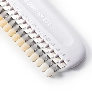 Teeth Whitening Shade Guide Professional 3D R-22 Tooth Whitening Shade Chart with 22 Colors - Tooth Bleaching Shade Chart - 22colors shade chart