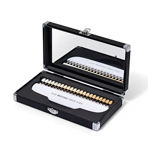 Teeth Whitening Shade Guide Professional 3D R-22 Tooth Whitening Shade Chart with 22 Colors - Tooth Bleaching Shade Chart - white shade guide