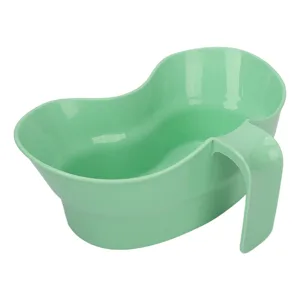 Asixxsix Vomit Basin Cup 880ml Plastic Oral Care Basin Cup Portable Bed Mouthwash Cup Dental Emesis Tray with Single Handle for Elderly Bedridden Multiple Uses - 1411230232611-3