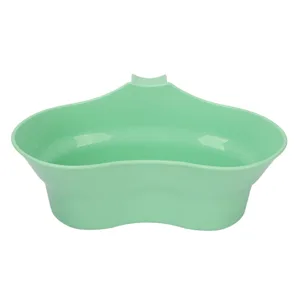Asixxsix Vomit Basin Cup 880ml Plastic Oral Care Basin Cup Portable Bed Mouthwash Cup Dental Emesis Tray with Single Handle for Elderly Bedridden Multiple Uses - product information 2