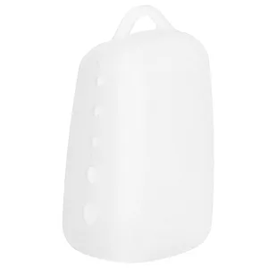 Silicone Toothbrush Head Cover for Camping Traveling Hiking Portable Keep and Tidy Lightweight and Practical with Toothbrush (Translucent White) - product information 2