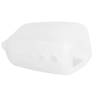 Silicone Toothbrush Head Cover for Camping Traveling Hiking Portable Keep and Tidy Lightweight and Practical with Toothbrush (Translucent White) - product information 3
