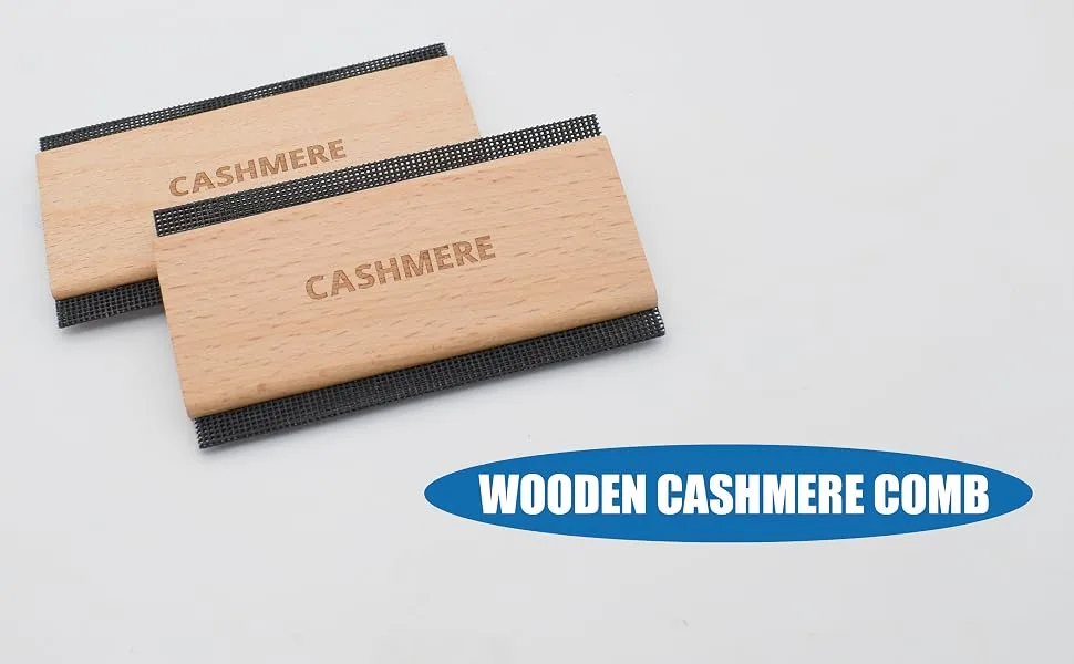 Cashmere Comb | Sweater Comb - Remove Hairballs from Your Clothes 2-Piece Set - Sweater Comb