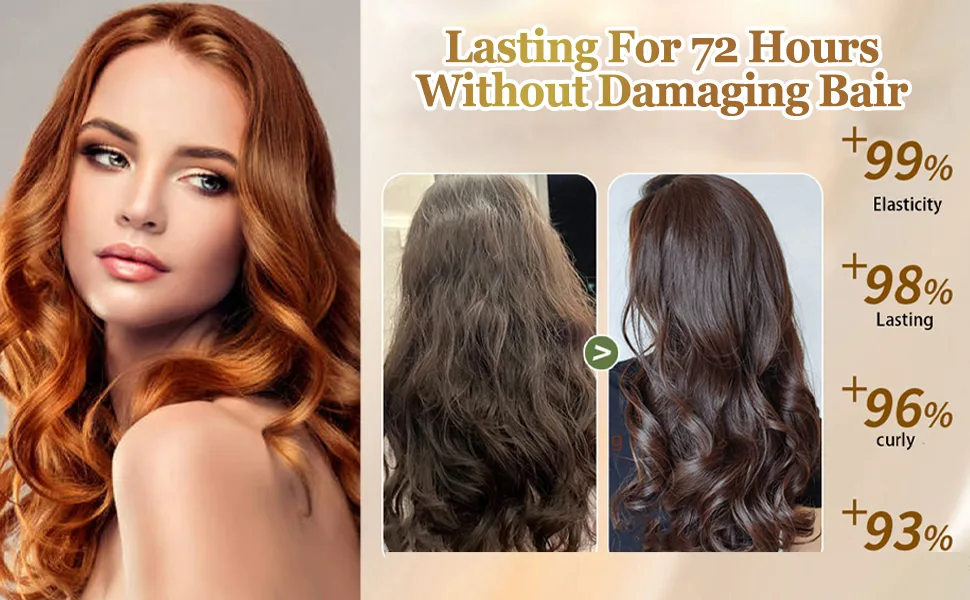  Original and Genuine Long-lasting Styling Volume Ginger Moisturizing Elasticity Hydrating Styling Cream Moisture Styling Elastin Conditioner for Curly Hair (1 Bottle) - moroccan volume moisturizing elasticity