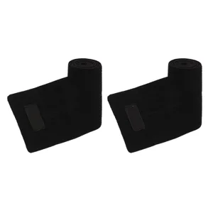Elastic Bandage Excellent Flexibility 2 Pieces Elastic Bandage Tape Tear Resistance Improves Varicose Veins for Sports Sprains (Black) - 2719230044012-2
