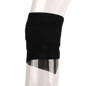Elastic Bandage Excellent Flexibility 2 Pieces Elastic Bandage Tape Tear Resistance Improves Varicose Veins for Sports Sprains (Black) - 2719230044012-3