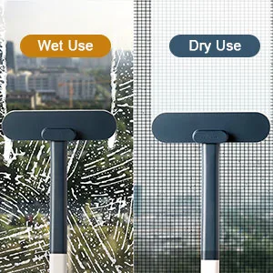 Window Screen Cleaner Brush Mesh Screen Lint Brush Window Screen Cleaning Brush Washing Equipment Multifunctional Cleaning Brush(Blue) - Window Screen Cleaner Brush
