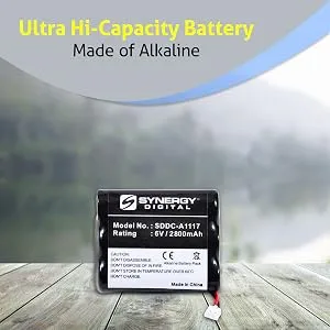 Synergy Digital Door Lock Battery Compatible with Interstate ADRY0068 Replacement (Alkaline 6V 2800 mAh) Ultra High Capacity Replacement for Saflok A28310 Battery - product information 4