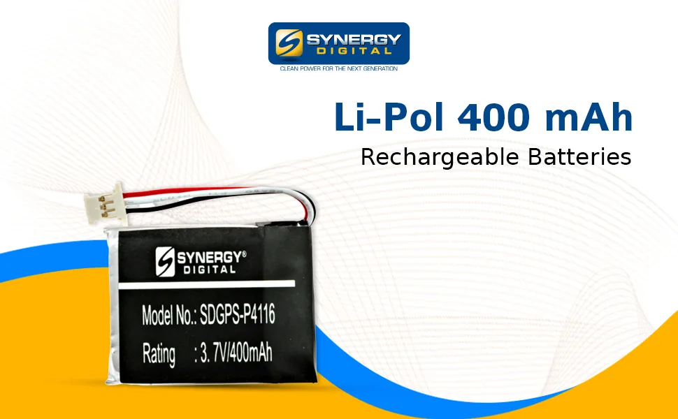 Synergy Digital Replacement Battery Compatible with Bushnell AE542730P Replacement (Li-Pol 3.7V 400mAh) Ultra High Capacity Replacement for Bushnell AE542730P Battery - product information 2