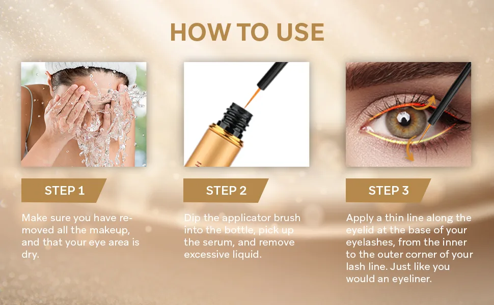 Getsocio Eyelash Growth Serum: Lash Enhancing Serum with Advanced Formula to Boost Longer Fuller and Thicker Luscious Lashes - Eyelash Serum