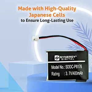 Synergy Digital Dog Collar Battery Compatible with Educator ET-300TS Transmitter Dog Collar (Li-Pol 3.7V 400mAh) Ultra High Capacity Replacement for Educator PL-762229 V2015-E05 Battery - product information 4