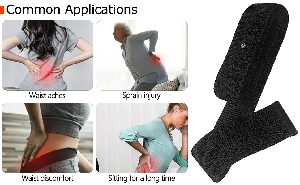 Silver Conductive Silver Fiber Electrode Brace Compatible with TENS/EMS(Please wet the conductive silver cloth before use) - product information 2