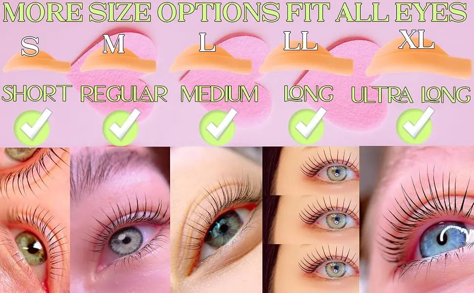 Lash Lift Pad Lamination Shield Mega L Curl Pad Orange Eyelash Perming Rods Making Lashes Lifted Longer Curler Look Orange Mega L Curl Pads - lash lift pads