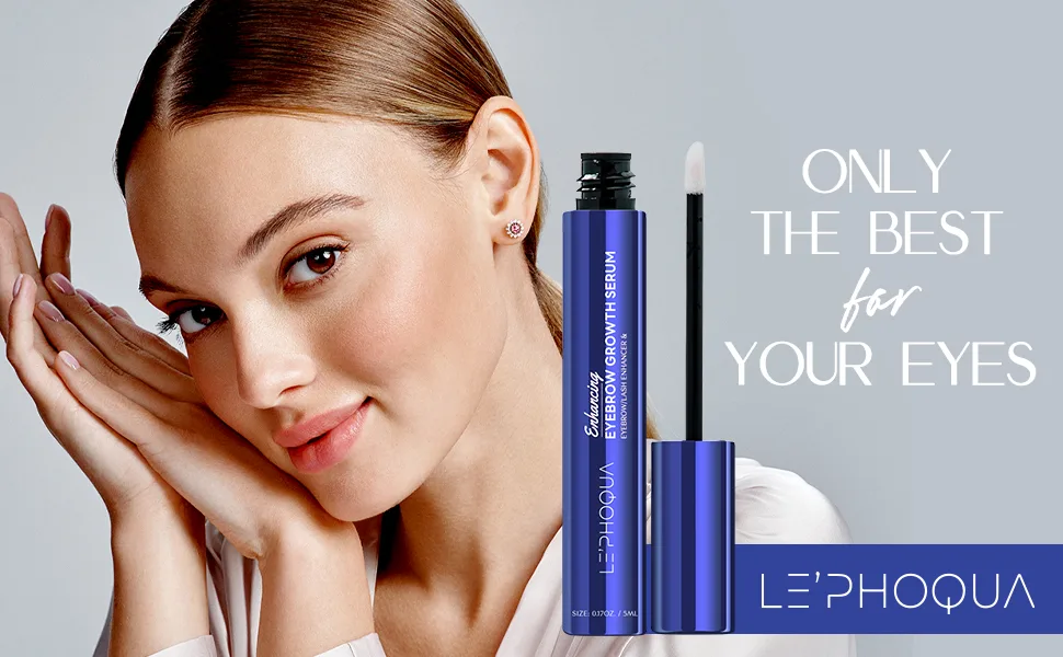 Eyebrow Growth Serum for Fuller Thicker Brows : Advanced Formula for Rapid Regrowth Nourishing Serum for Sparse Eyebrows Safe for All Skin Types - Eyebrow Growth Serum, Brow Serum, Eyebrow Gel, Eyebrow Growth Serum For Thicker Brows