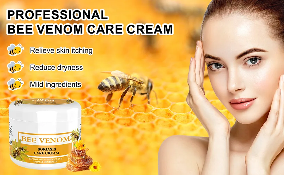 3 Bottle Bee Venom Cream New Bee Venom Skin Cream Professional Bee Venom Correcting Cream for All Skin Types - BEE VENOM