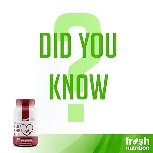 Red Yeast Rice - Strongest DNA Verified  Red Yeast Rice Extract Powder - Vegan Friendly, Non GMO, Gluten and Soy Free - Red Yeast Rice