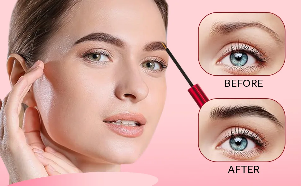 Eyebrow Growth Enhancing Serum - Before And After