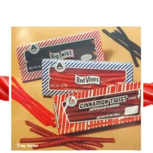 Red Vines Licorice Twists, Original Red Flavor, Soft & Chewy Candy, 4 Ounce (Pack of 24) - Red Vines Are Born