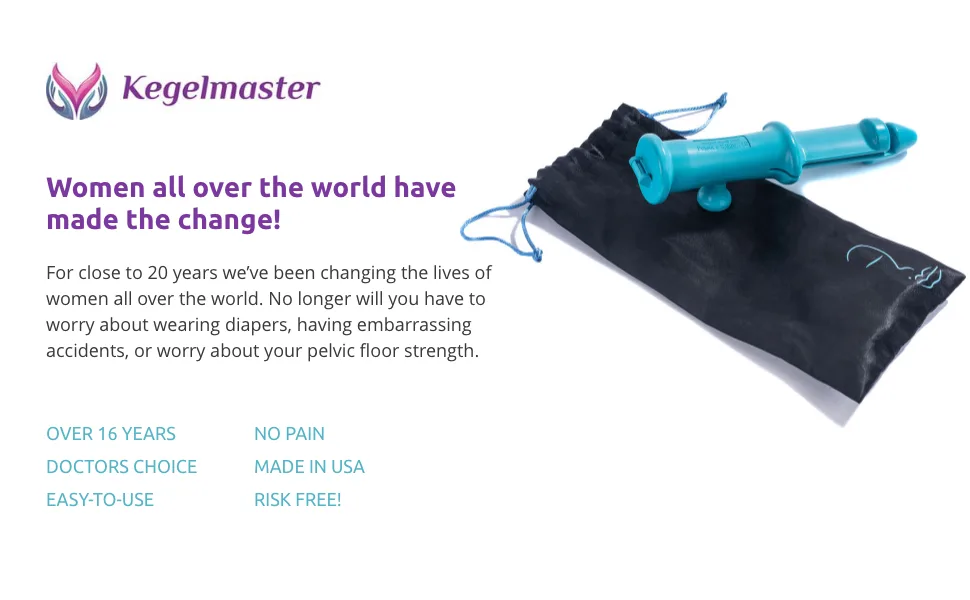 Doctor Recommended Kegelmaster 2000 Kegel Exercise Device for Women - Guaranteed Success by Kegelmaster - kegelmaster 2000