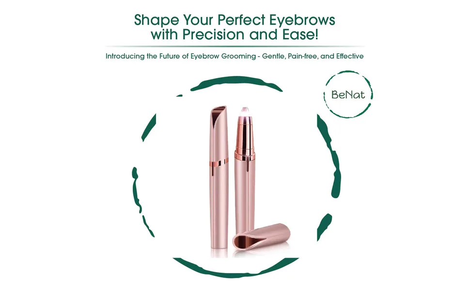 Rechargeable Eyebrow Hair Remover. Painless Eyebrow Trimmer. Stylish and Portable. Rechargeable. - Eyebrow1new
