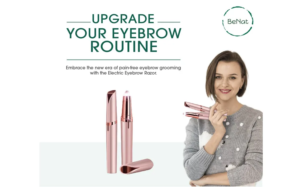 Rechargeable Eyebrow Hair Remover. Painless Eyebrow Trimmer. Stylish and Portable. Rechargeable. - Eyebrow4