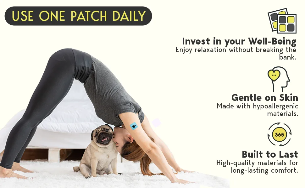 Klova Energy Patches with Caffeine Green Tea Extract Peppermint Leaf Extract Vitamin B3 and Vitamin B6 - for Enhanced Morning Wakefulness - Energy patch klova module
