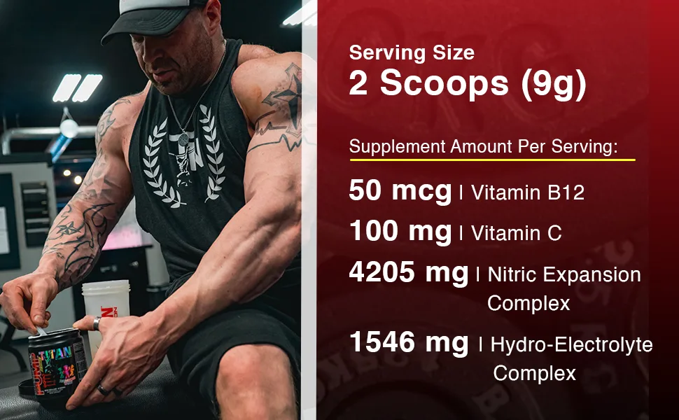 Pump- Nitric Oxide Boosting Stack Stim Free: Loaded with Citruline Malate for Maximum Pump and Blood Flow with an Added Mental Edge Complex for Increased Focus (Rainbow Tart) - Titan Nutrition Whey Protein Muscle Mass Bulk Weight Loss Supplement Fitness Health Nutrition