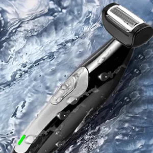 Men Back Trimmer Back Shaver Wet and Dry Use Men Back Groomer Extreme Reach Handle and Power Burst USB Rechargeable - Body Shaver