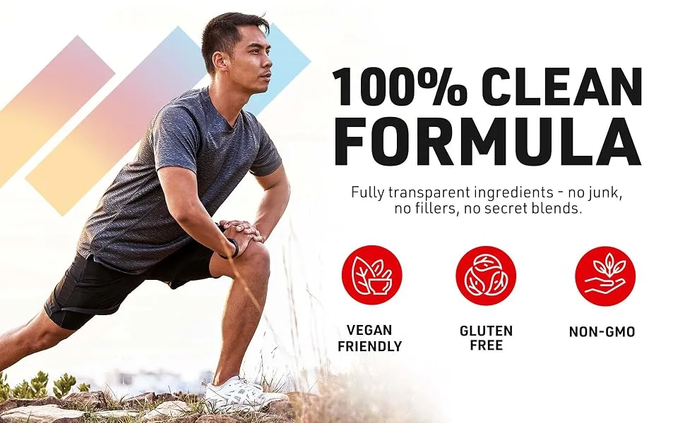 Nitric Active - Nitric Oxide Booster Clinically Tested For A Natural Energy Pure Boost of Athletic Performance Endurance Increased Oxygen Intake (VO2 Max) & Workout Recovery - 90 Caps - 100% Clean Formula