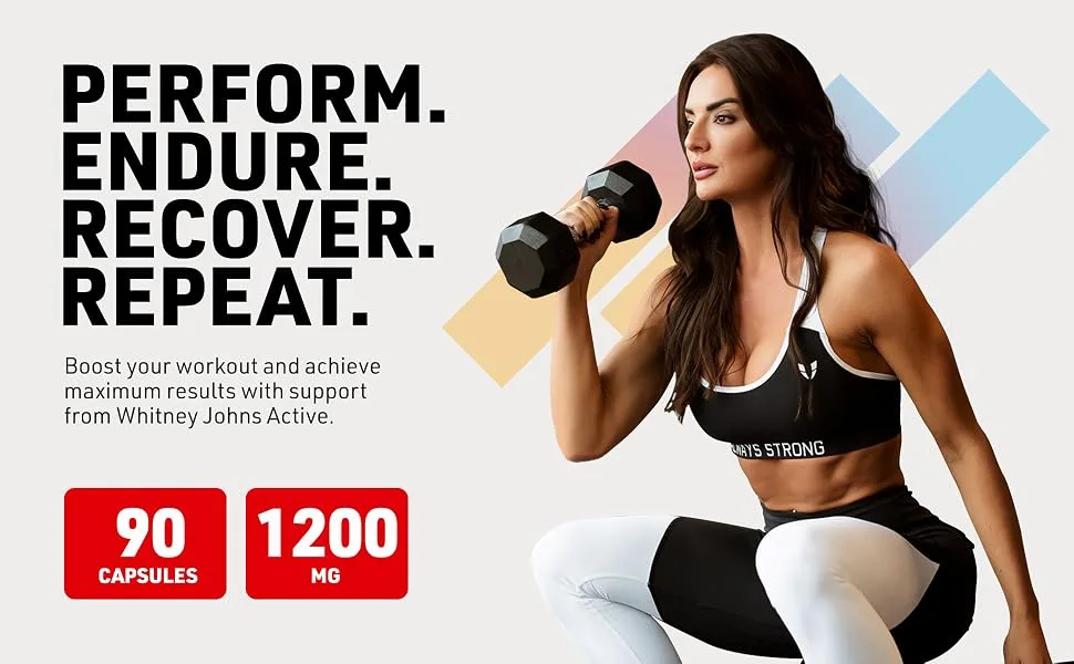 Nitric Active - Nitric Oxide Booster Clinically Tested For A Natural Energy Pure Boost of Athletic Performance Endurance Increased Oxygen Intake (VO2 Max) & Workout Recovery - 90 Caps - Perform Endure Recover Repeat