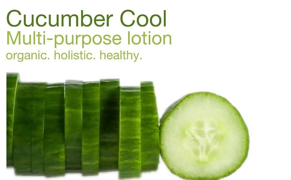 Cucumber Cooling Gel - Organic Aloe and Vitamin C 4oz - Multi-Purpose Lotion