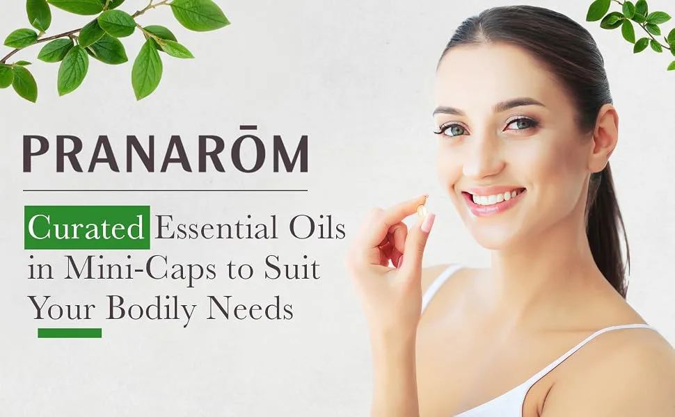 Pranarom - Aromaforce Lavender Mini-Caps - peppermint extract supplement leaf capsules vitamins oil vegan caps pills gel